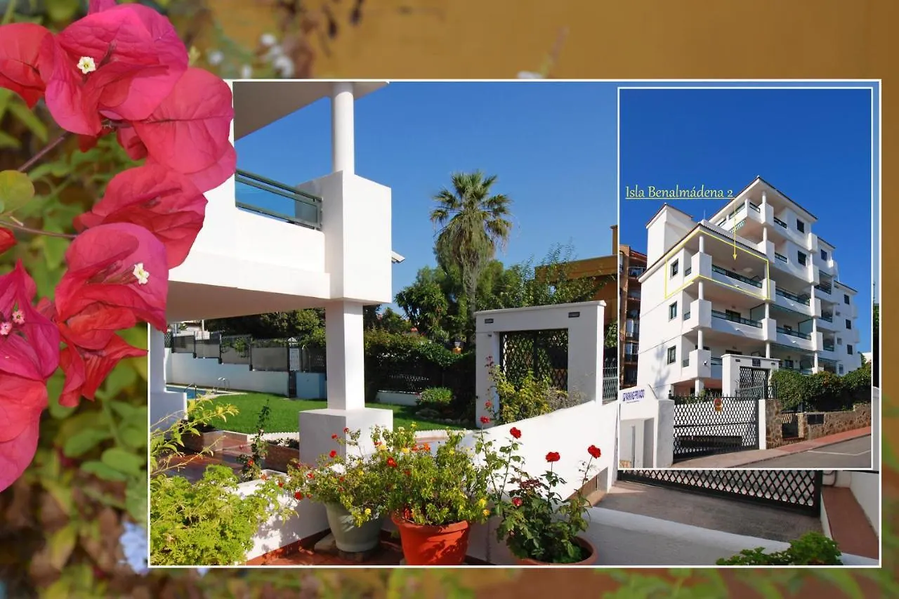 Isla De Benalmadena 2, 80M From The Sea, Amazing View,Ac, Bbq,Private Parking Apartment