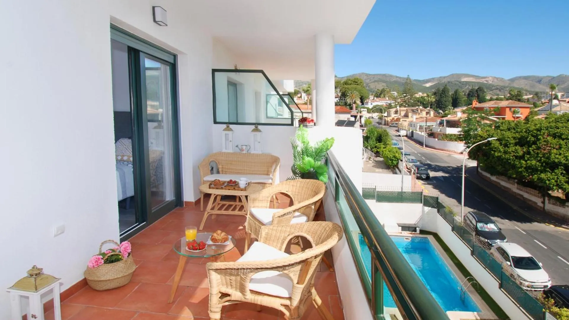 Isla De Benalmadena 2, 80M From The Sea, Amazing View,Ac, Bbq,Private Parking Apartment